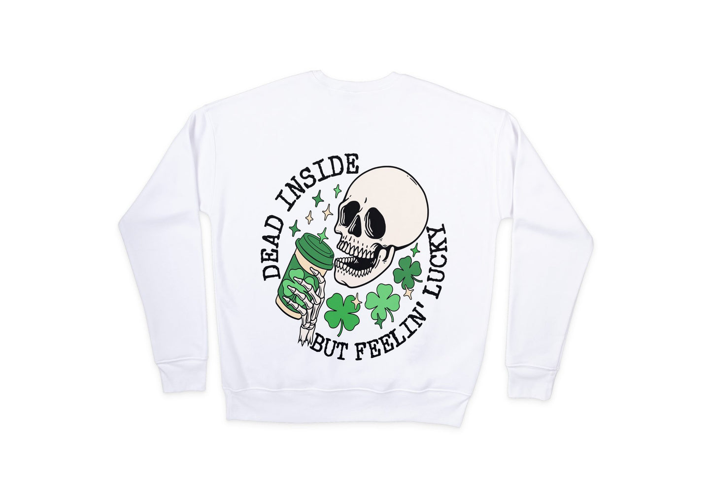 Dead inside lucky Crewneck