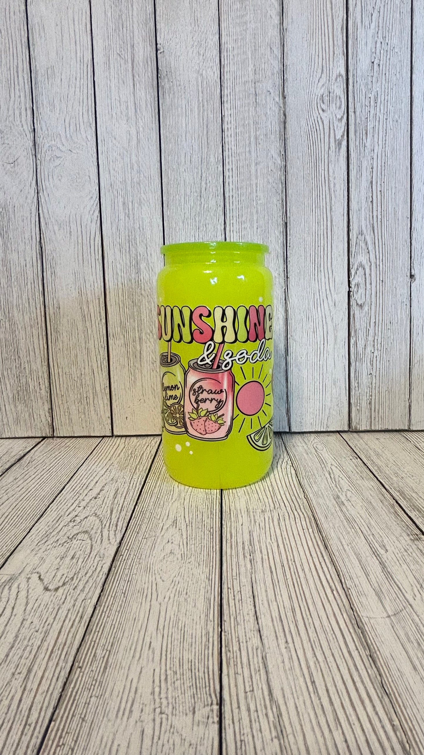 16 oz glass tumbler