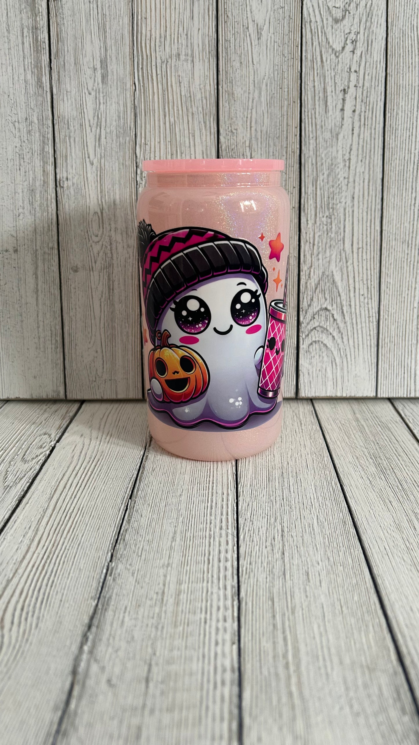 Pink ghost cup