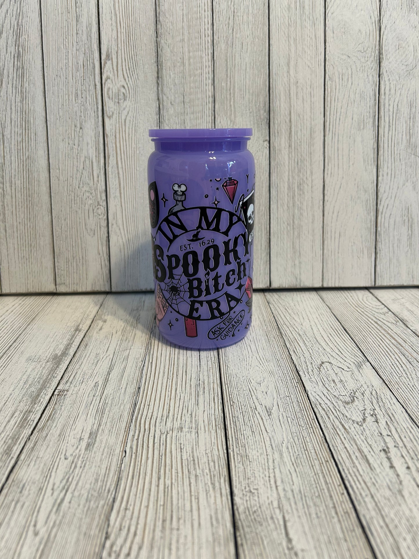 In my Spooky era 16 oz acrylic tumbler