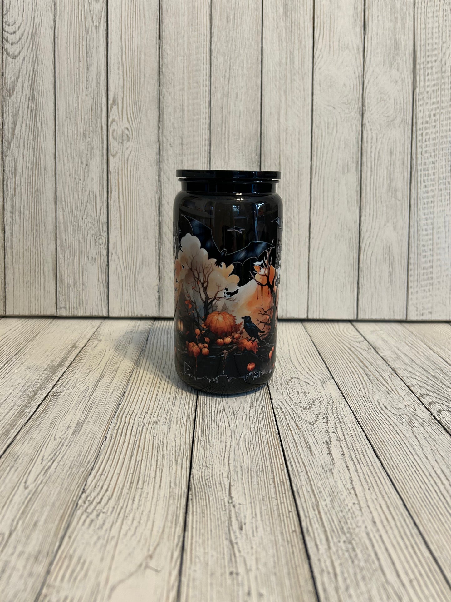 Halloween landscape 16 oz Acrylic tumbler