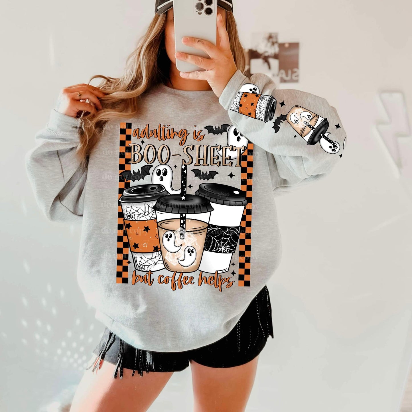 Boo sheet Crewneck