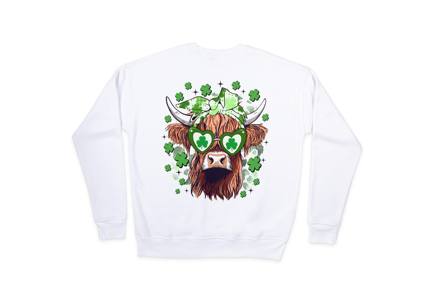 Clover Cow Crewneck