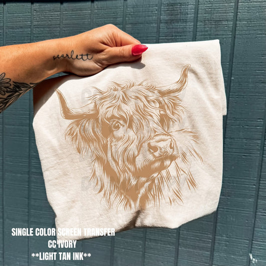 Brown cow shirt